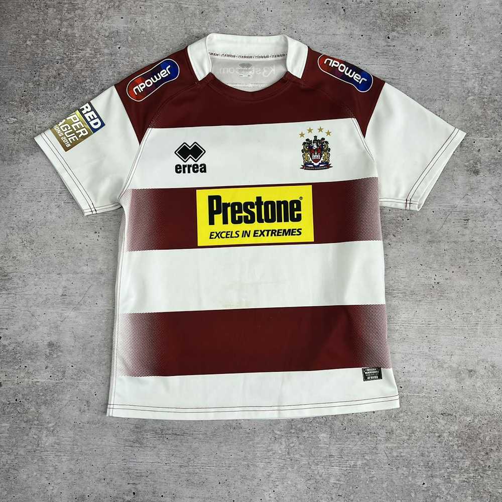 Soccer Jersey × Vintage Errea Wigan Warriors socc… - image 1