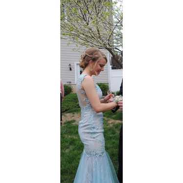 Light Blue Prom Dress Size 0 - image 1