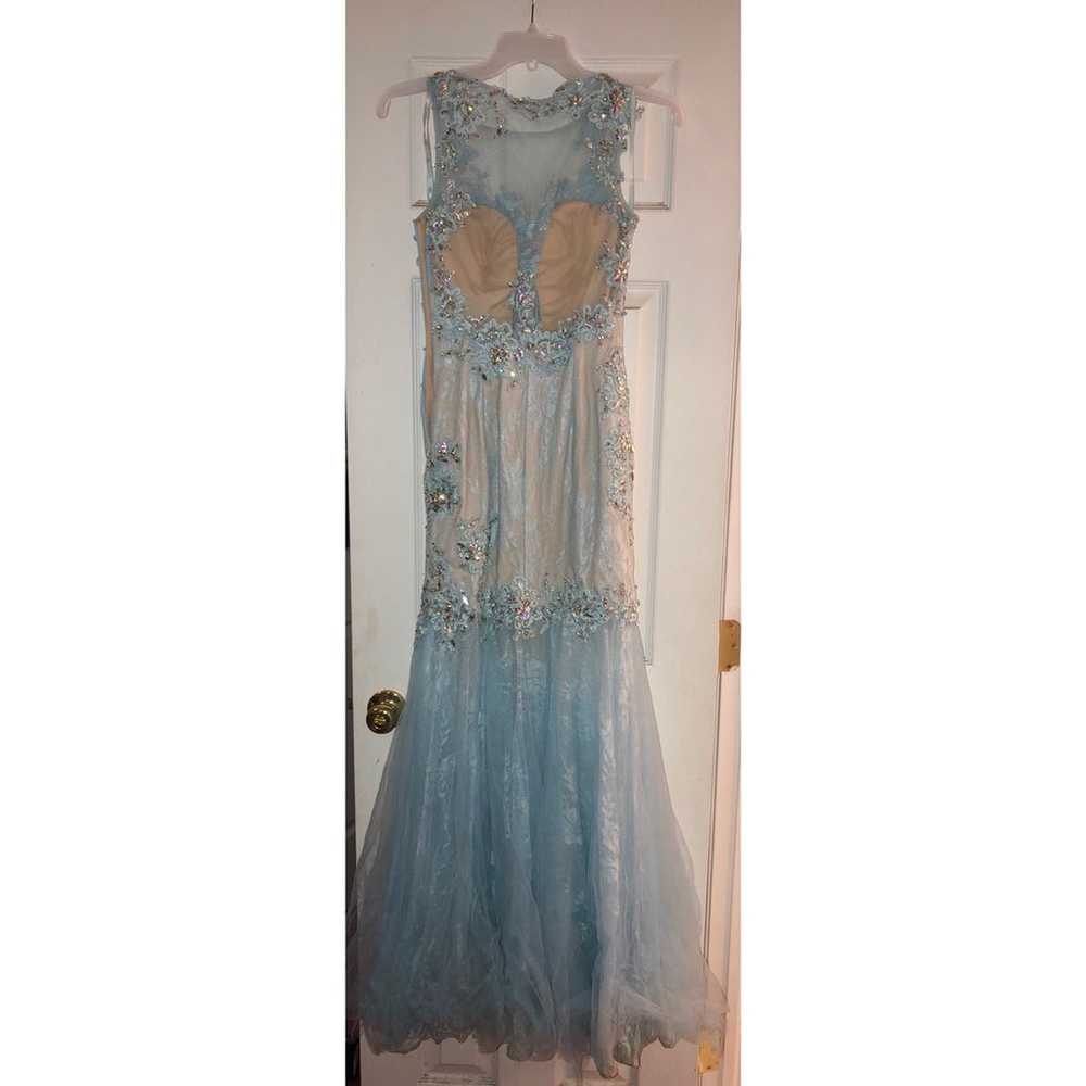 Light Blue Prom Dress Size 0 - image 6