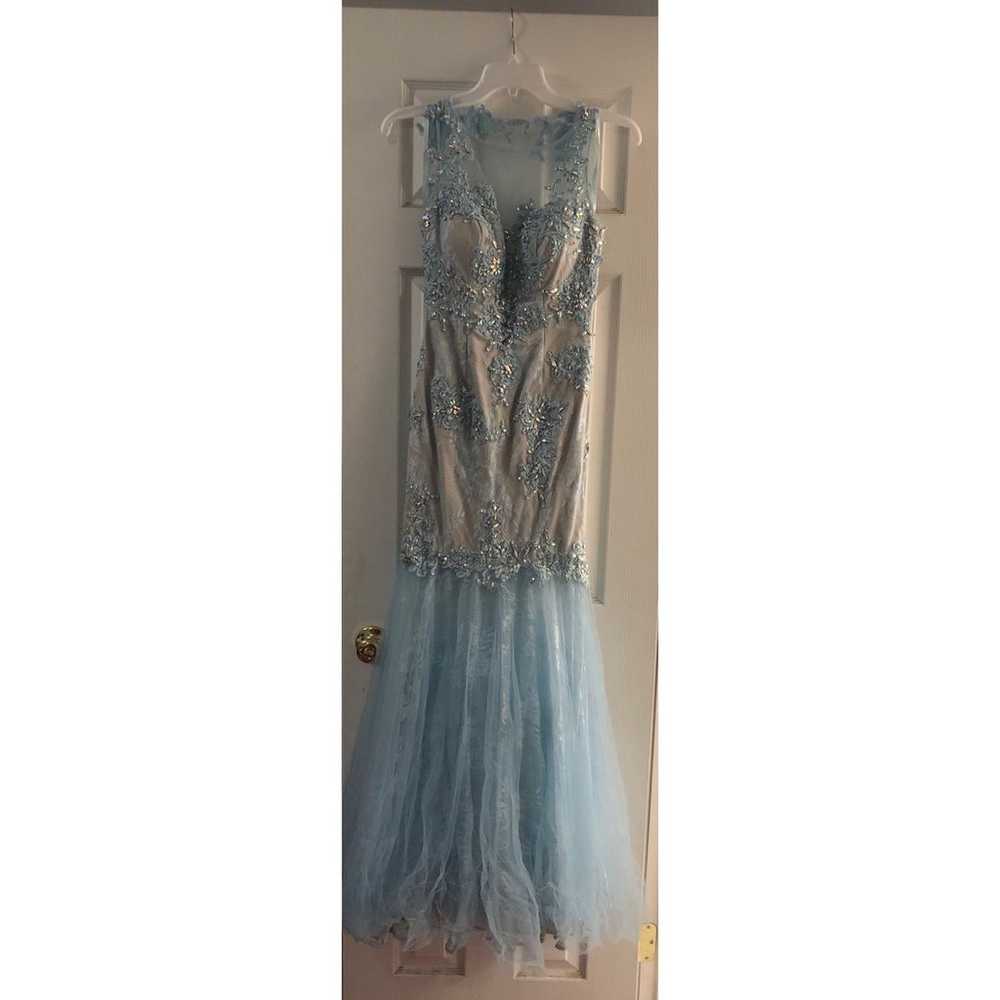 Light Blue Prom Dress Size 0 - image 7