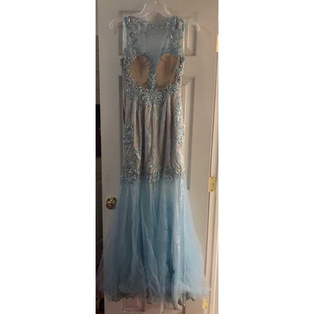 Light Blue Prom Dress Size 0 - image 8