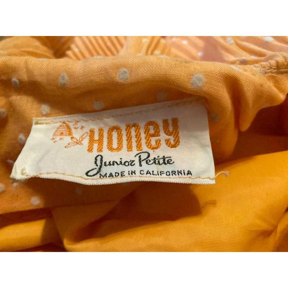 Vintage 1970’s Vintage Honey Junior Petite Orange… - image 9