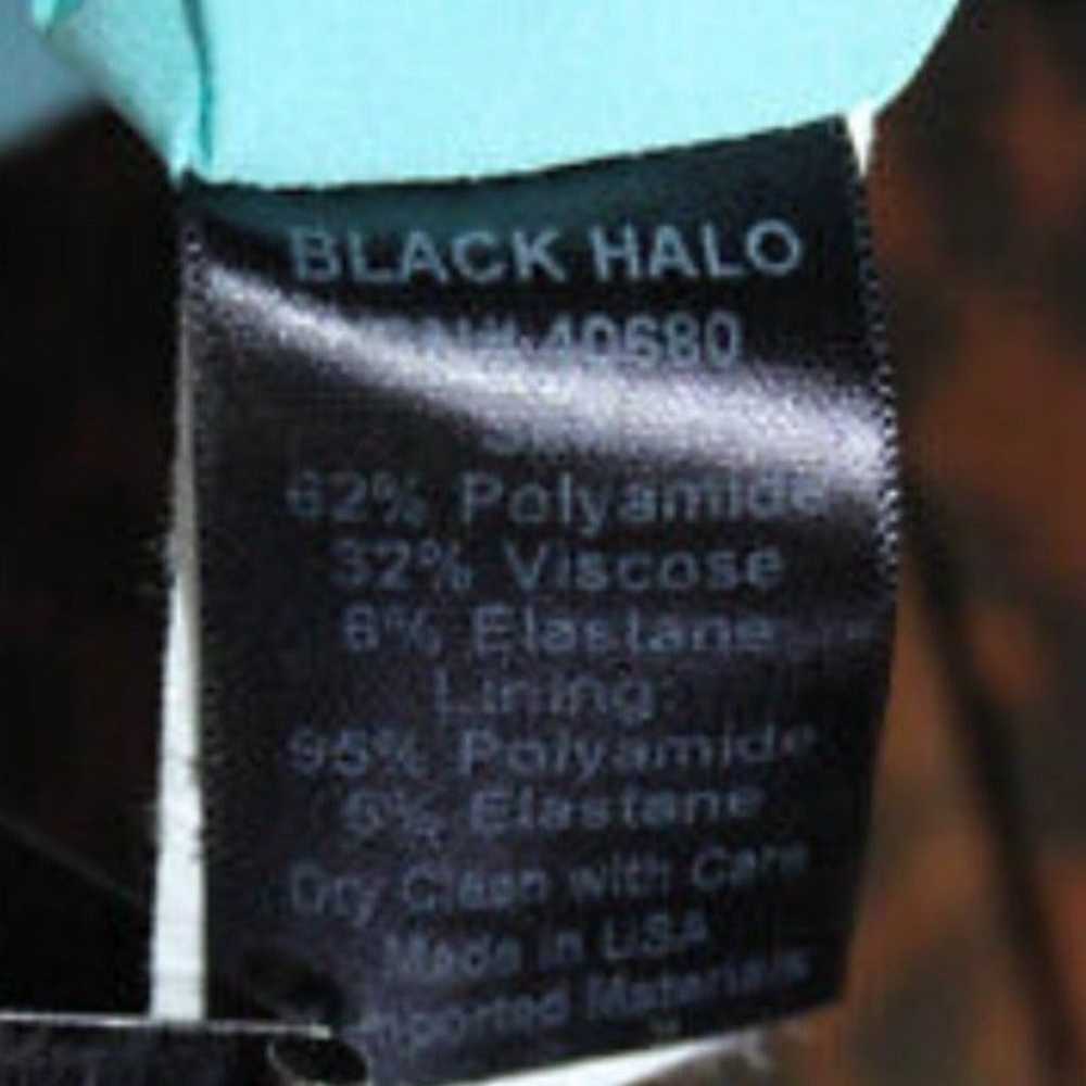 BLACK HALO MARCELLE SHEATH DRESS  SIZE 4 - image 9