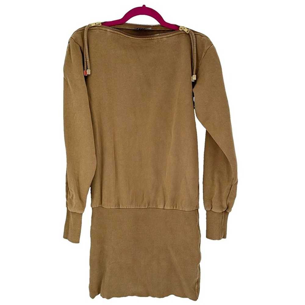 Retrofete Womens Darcy Terry Sweatshirt Dress Tap… - image 1