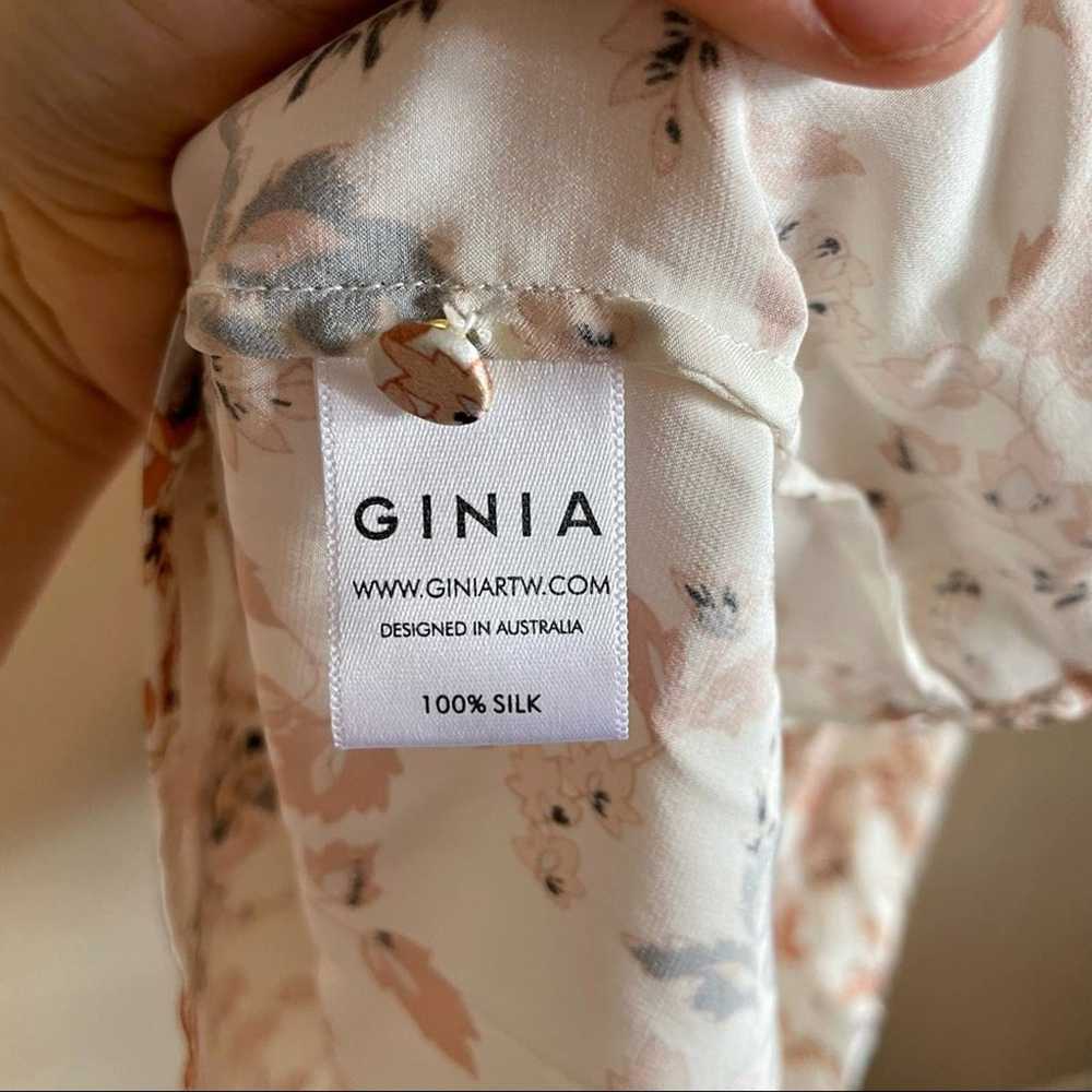 Ginia Silk Floral Maxi Dress - image 12
