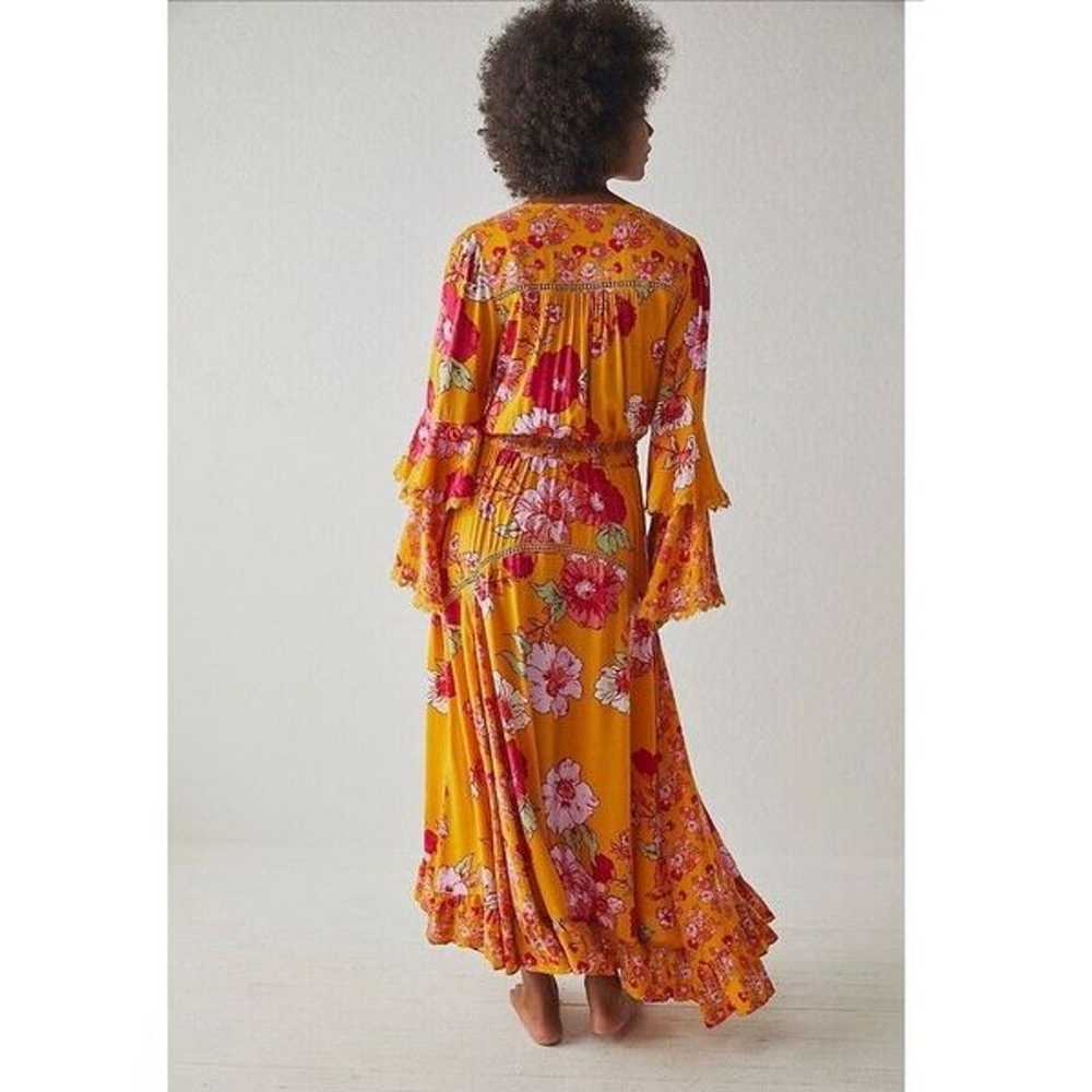 New Free People Printed Maxi Dress Size Small - image 2