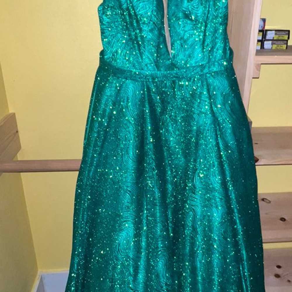Emerald Green Prom Dress - image 3