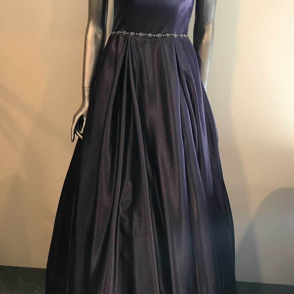 Madison James Dark Purple Ball Gown size 6 Prom H… - image 1