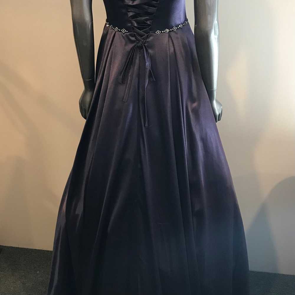 Madison James Dark Purple Ball Gown size 6 Prom H… - image 2