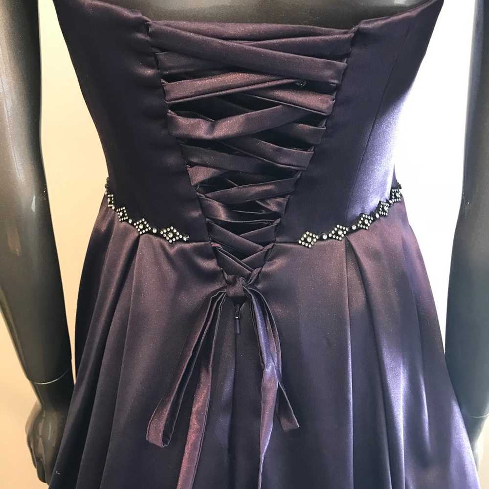 Madison James Dark Purple Ball Gown size 6 Prom H… - image 5