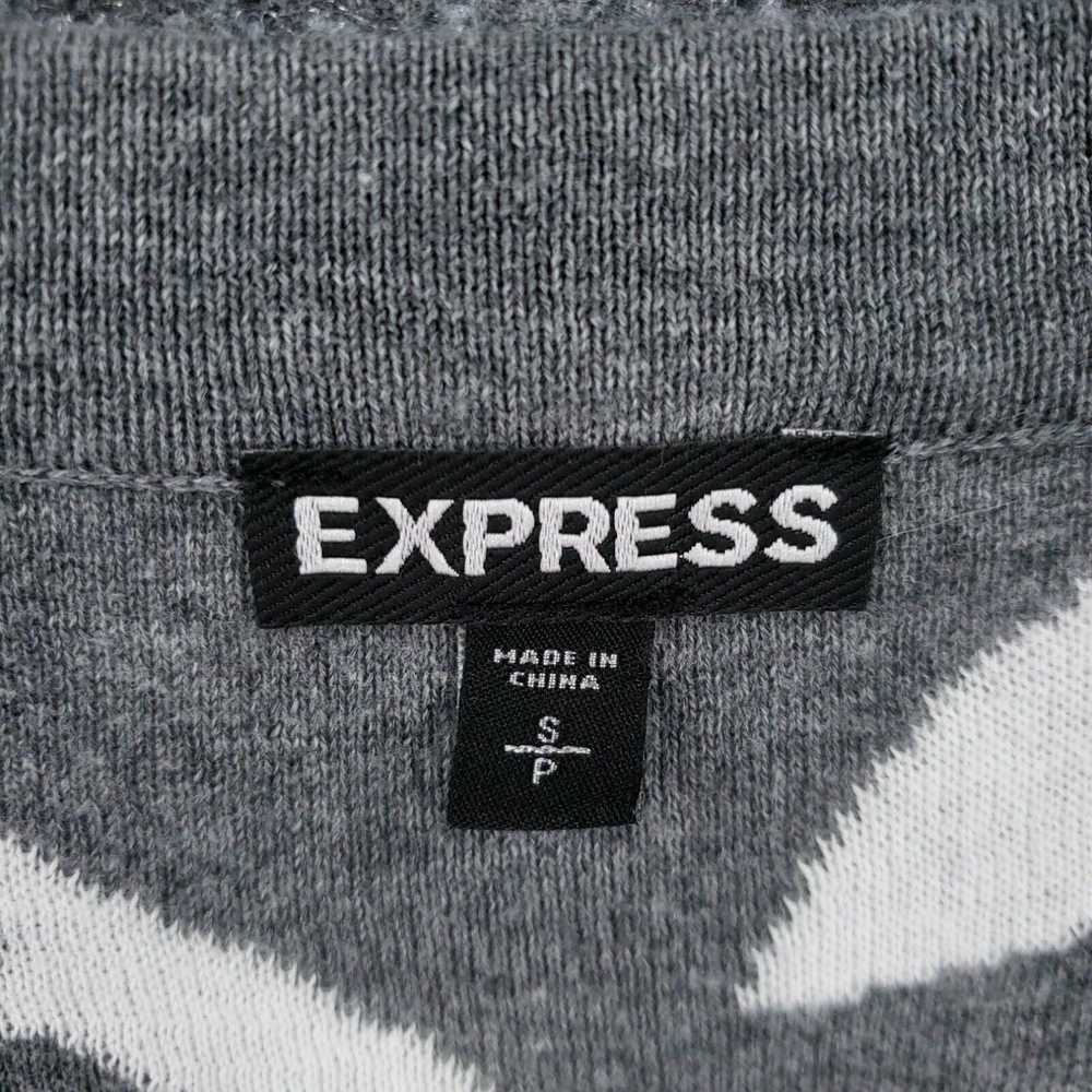 Express Express Sweater Womens S Small Gray Cardi… - image 3