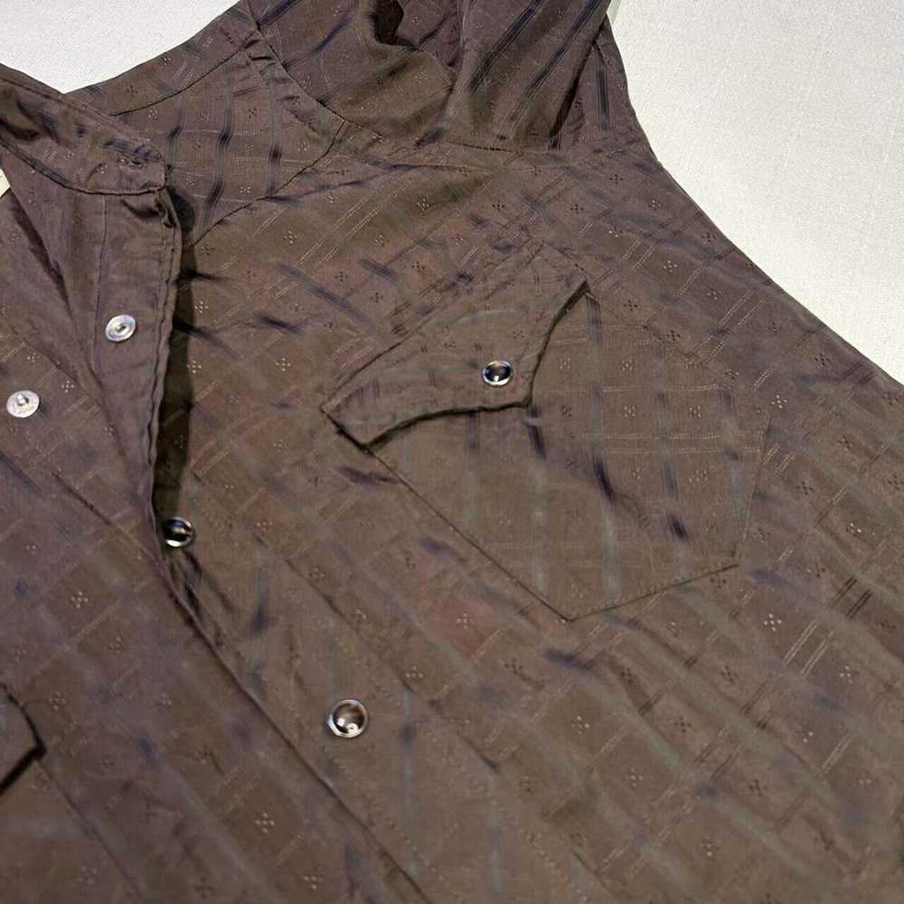 Wrangler Vintage Wrangler 70's western shirt long… - image 4