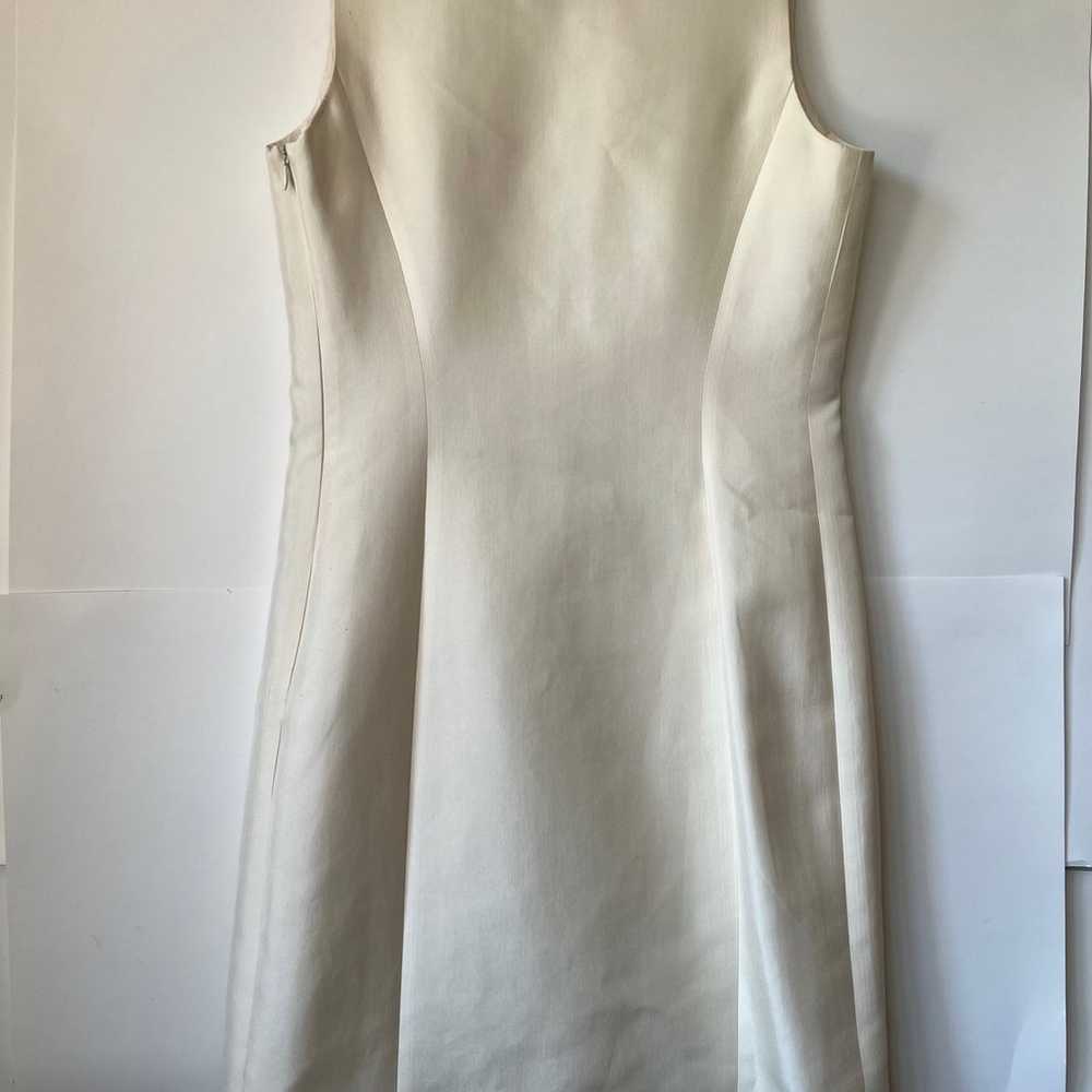 Vintage Prada off white shift dress - image 8