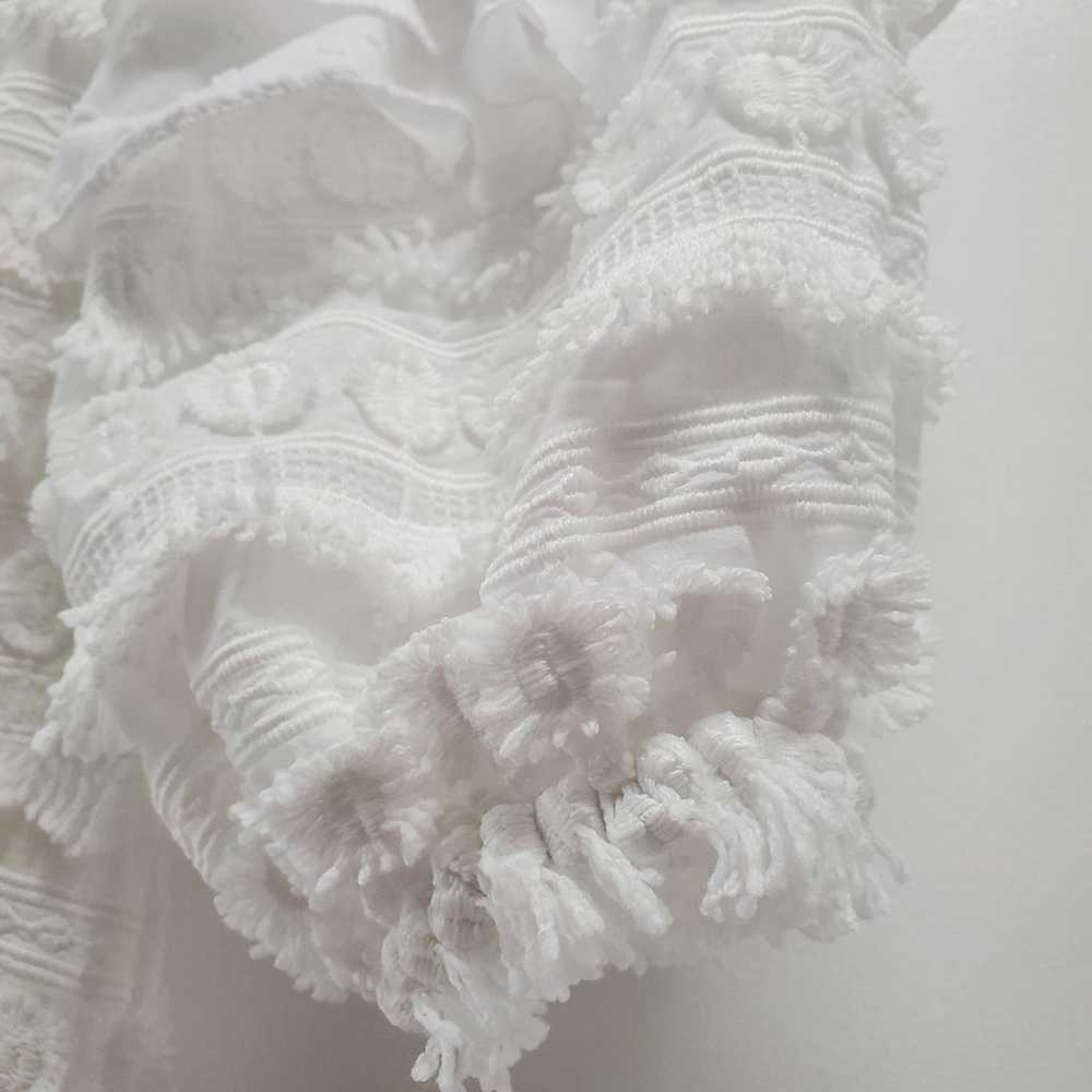Alexis Calypso Ruffle White Mini Dress Size S - image 4