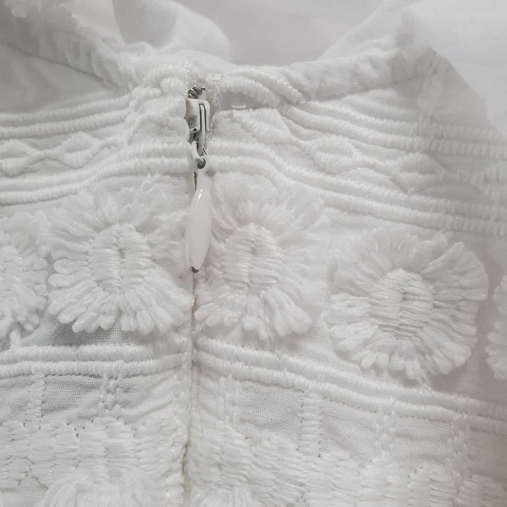 Alexis Calypso Ruffle White Mini Dress Size S - image 7