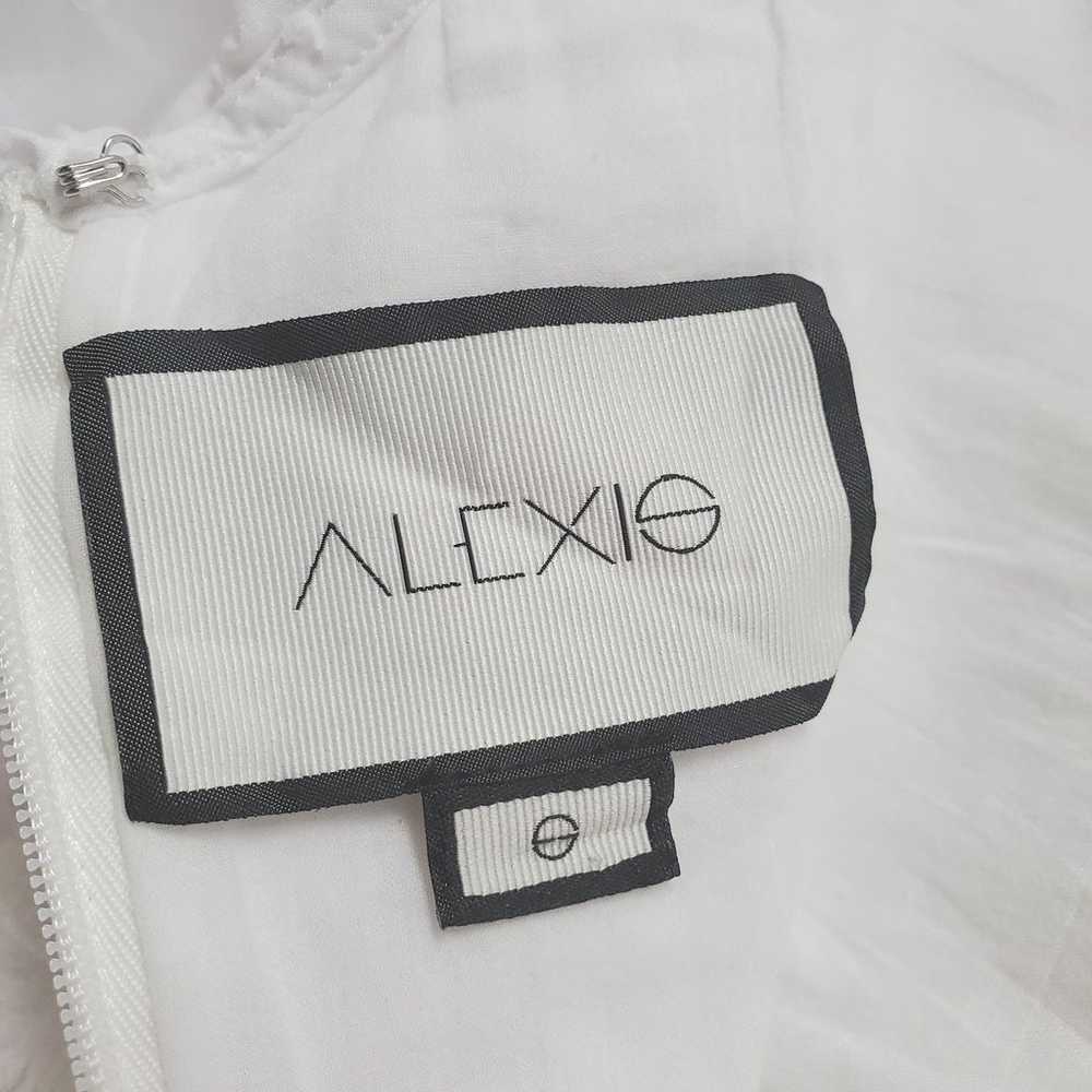 Alexis Calypso Ruffle White Mini Dress Size S - image 8
