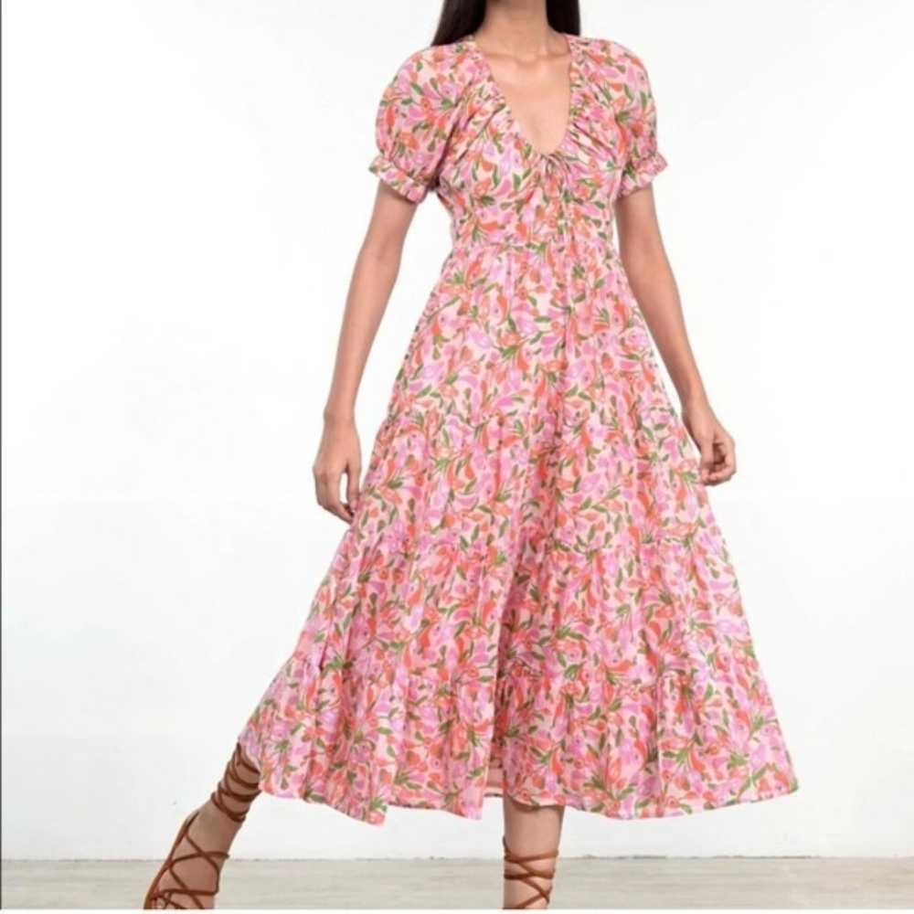Banjanan Norma Dress in Mini Bloom Rose Medium So… - image 1