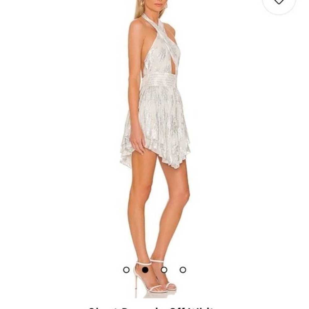 Rococo Sand Short Dress in Off White - image 2