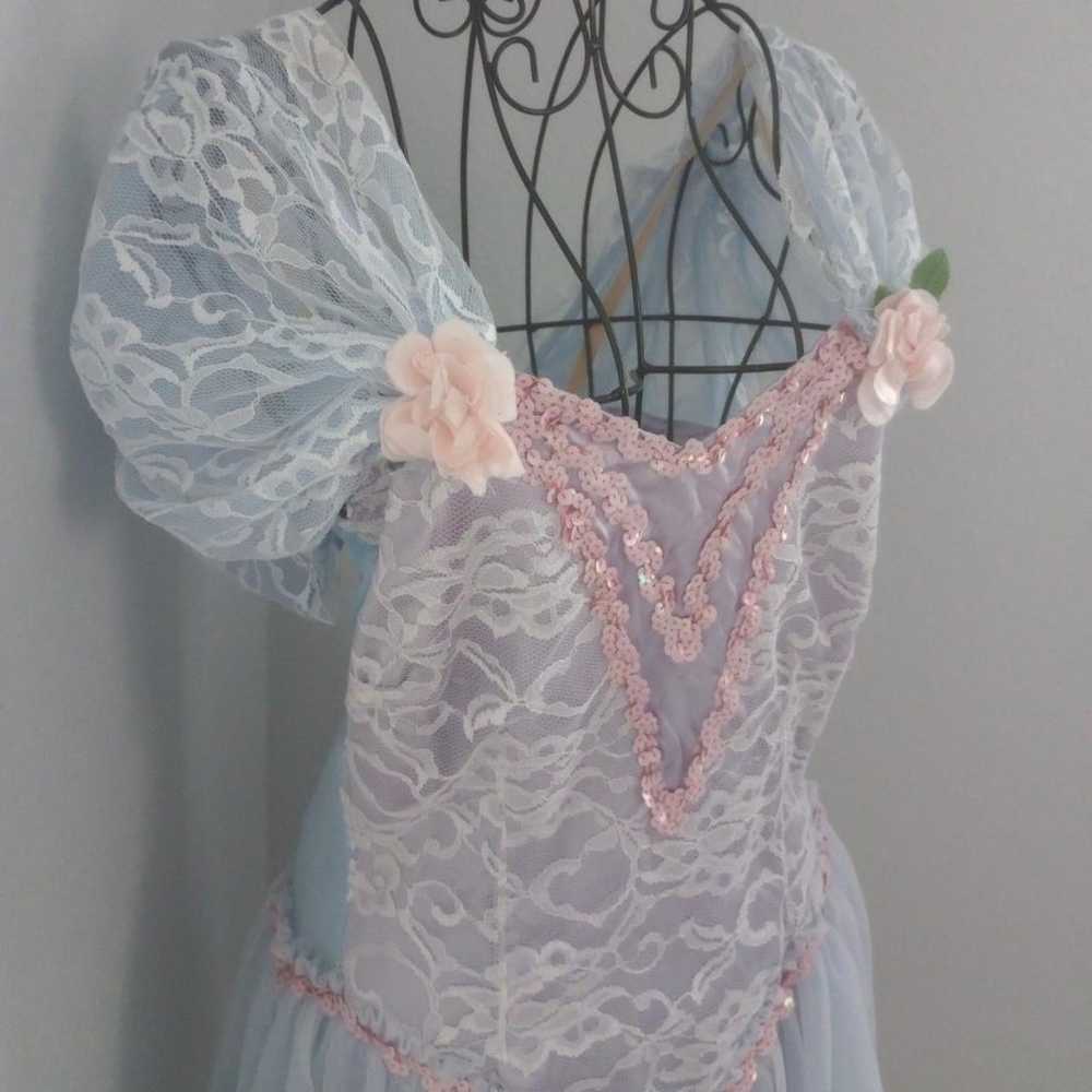 Vintage Barbie Swan Lake Coquette Dress - image 3