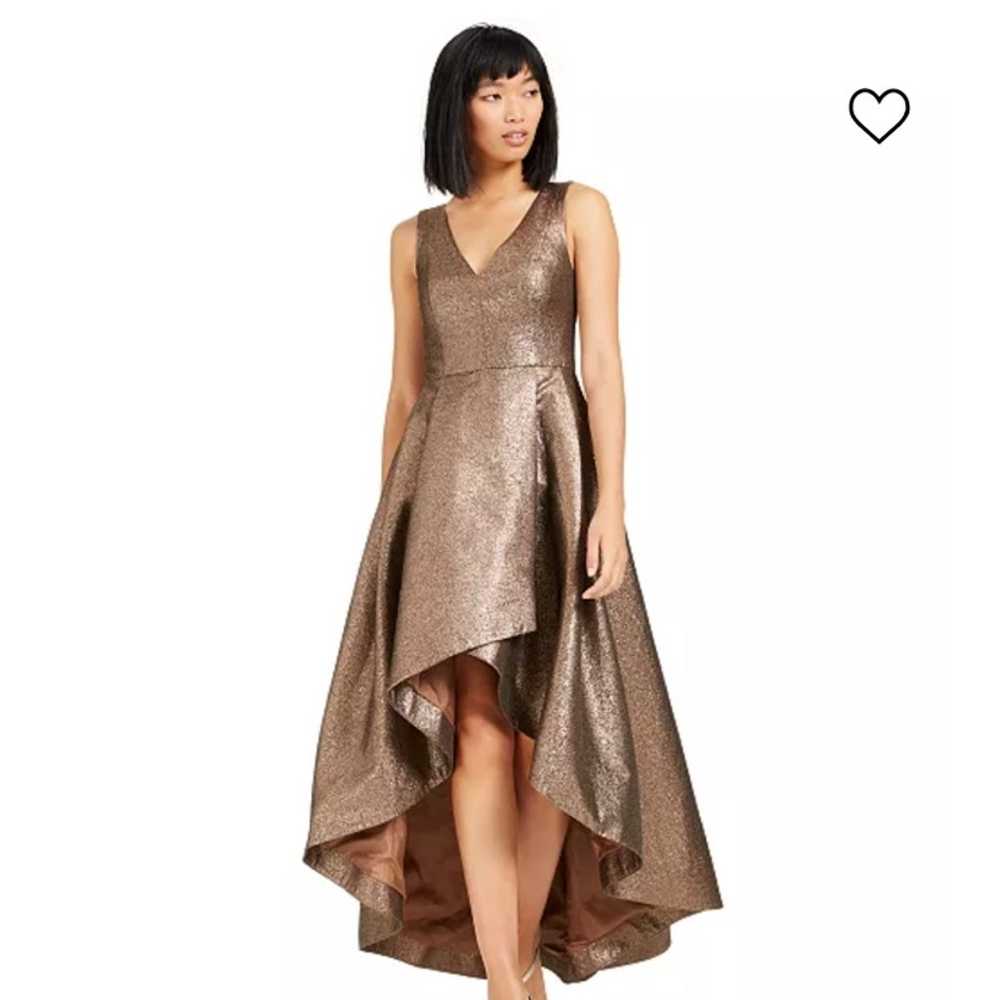 Calvin Klein metallic dress size 8 - image 1