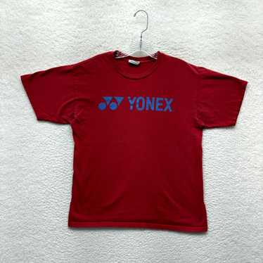 Vintage Vintage Yonex T-Shirt L Large Mens Red Log