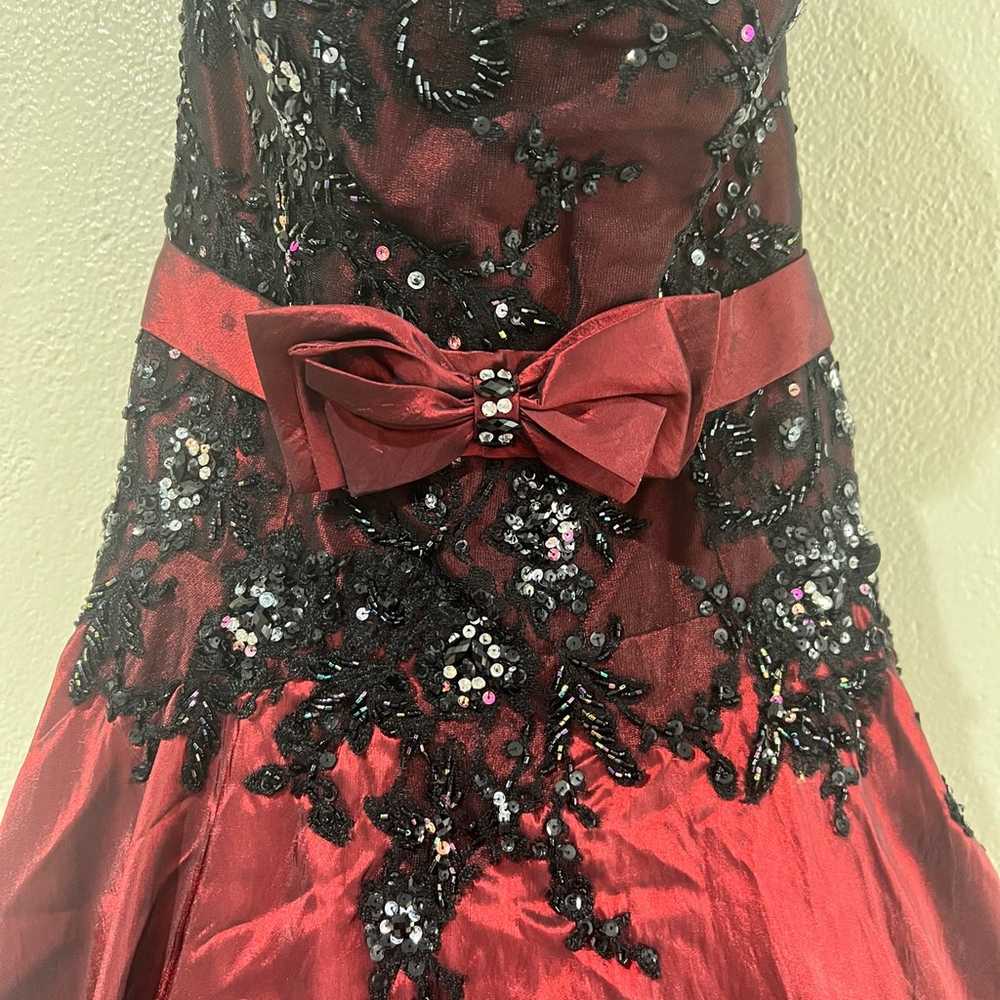 Never used Tony Bowls Evenings Gown Size 10 Red a… - image 8