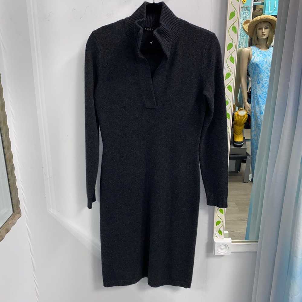 Ralph Lauren Black Label Cashmere Blend Dress SZ M - image 1