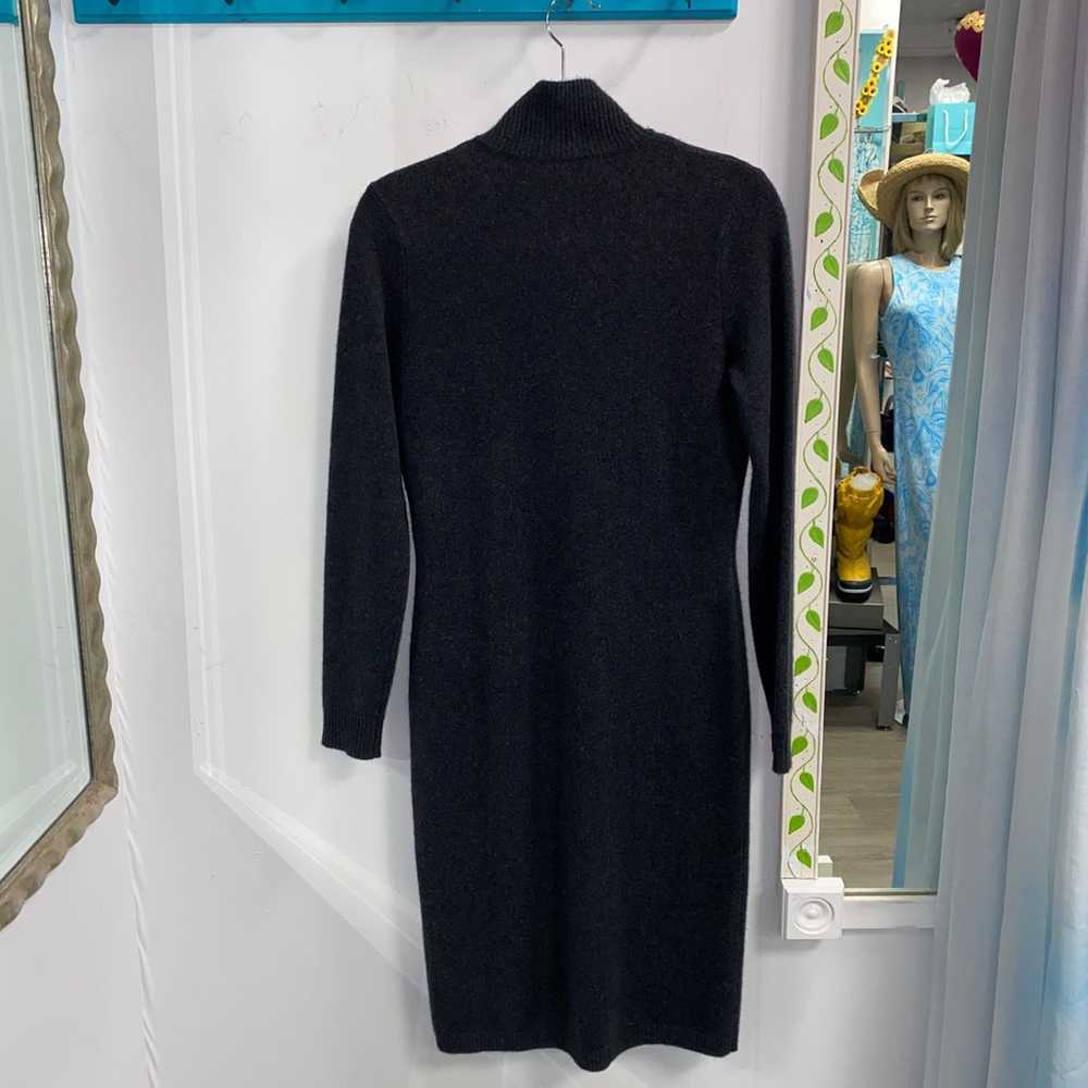 Ralph Lauren Black Label Cashmere Blend Dress SZ M - image 2