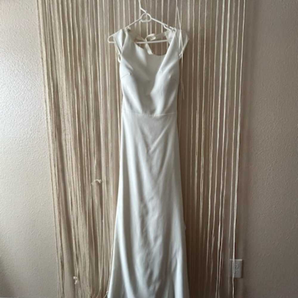 Blue Willow Wedding Dress - image 1
