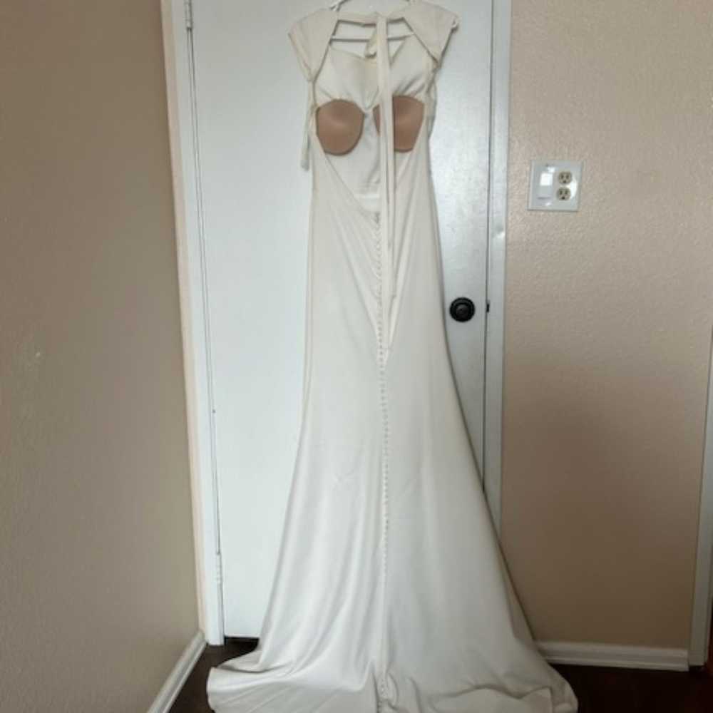 Blue Willow Wedding Dress - image 5
