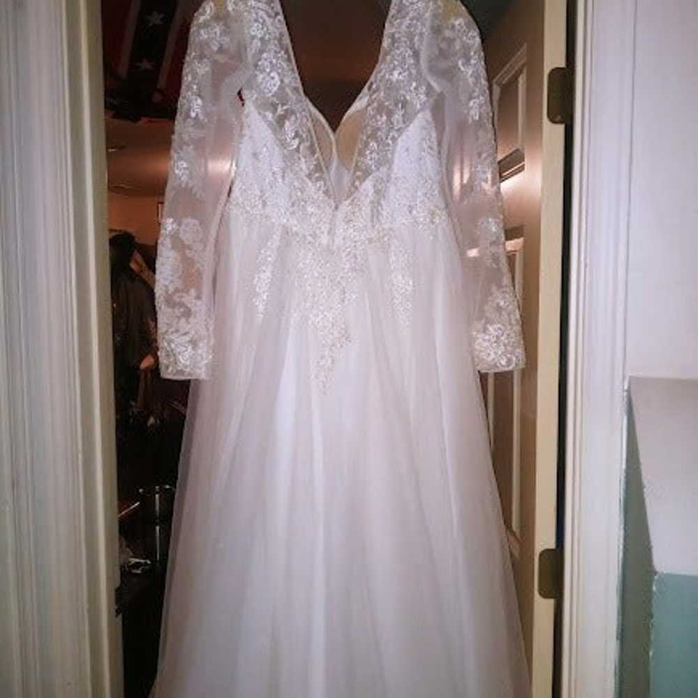 Wedding Dress & Veil - image 6