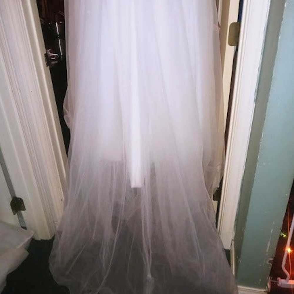 Wedding Dress & Veil - image 7