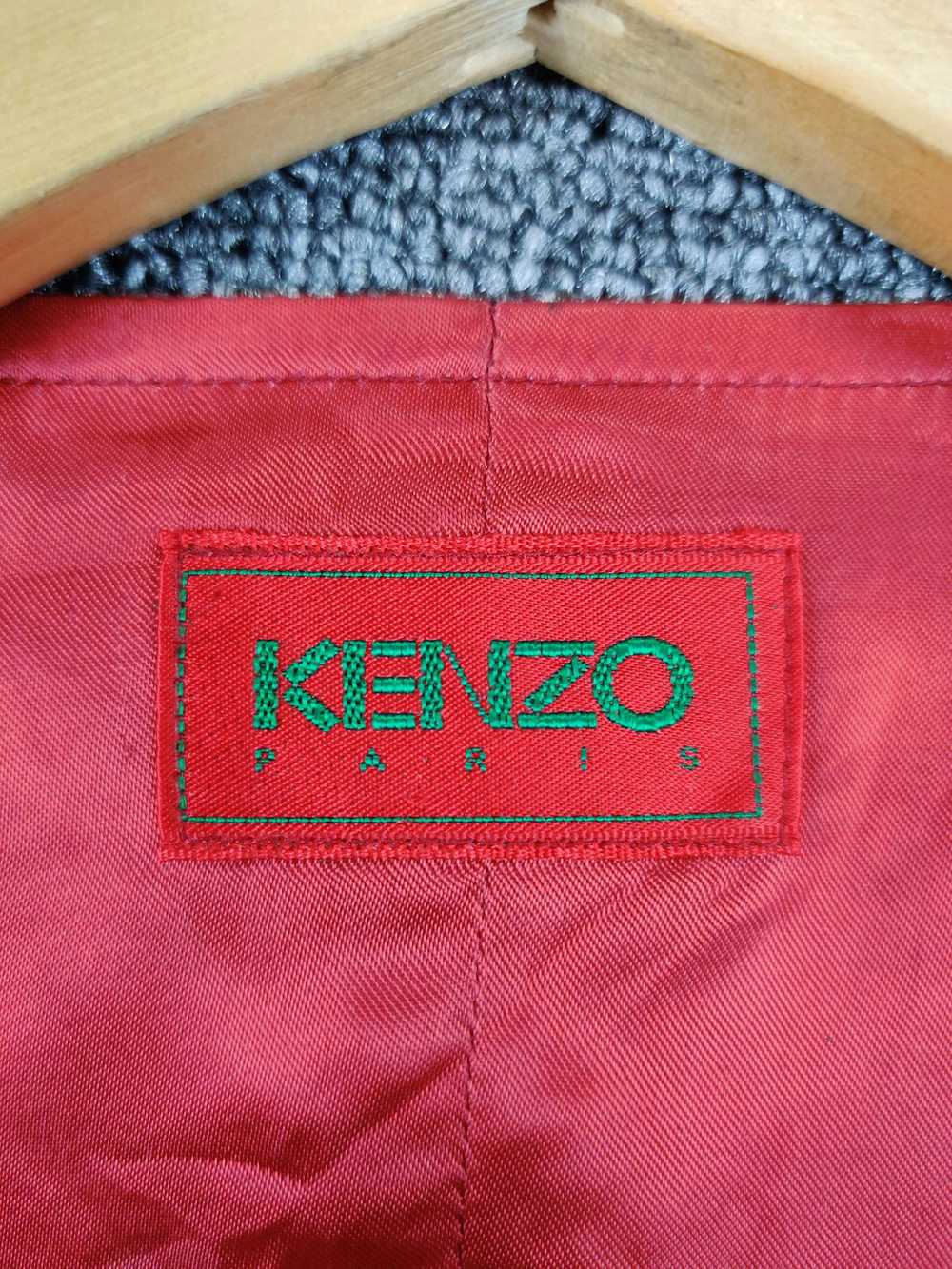 Kenzo × Streetwear × Vintage Kenzo Paris Vest Flo… - image 6