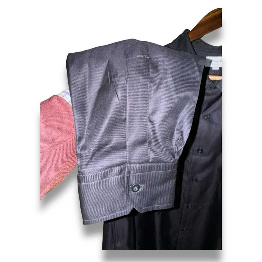 Hamilton Shirt Co. Hamilton Shirts Black Sheen Tw… - image 4