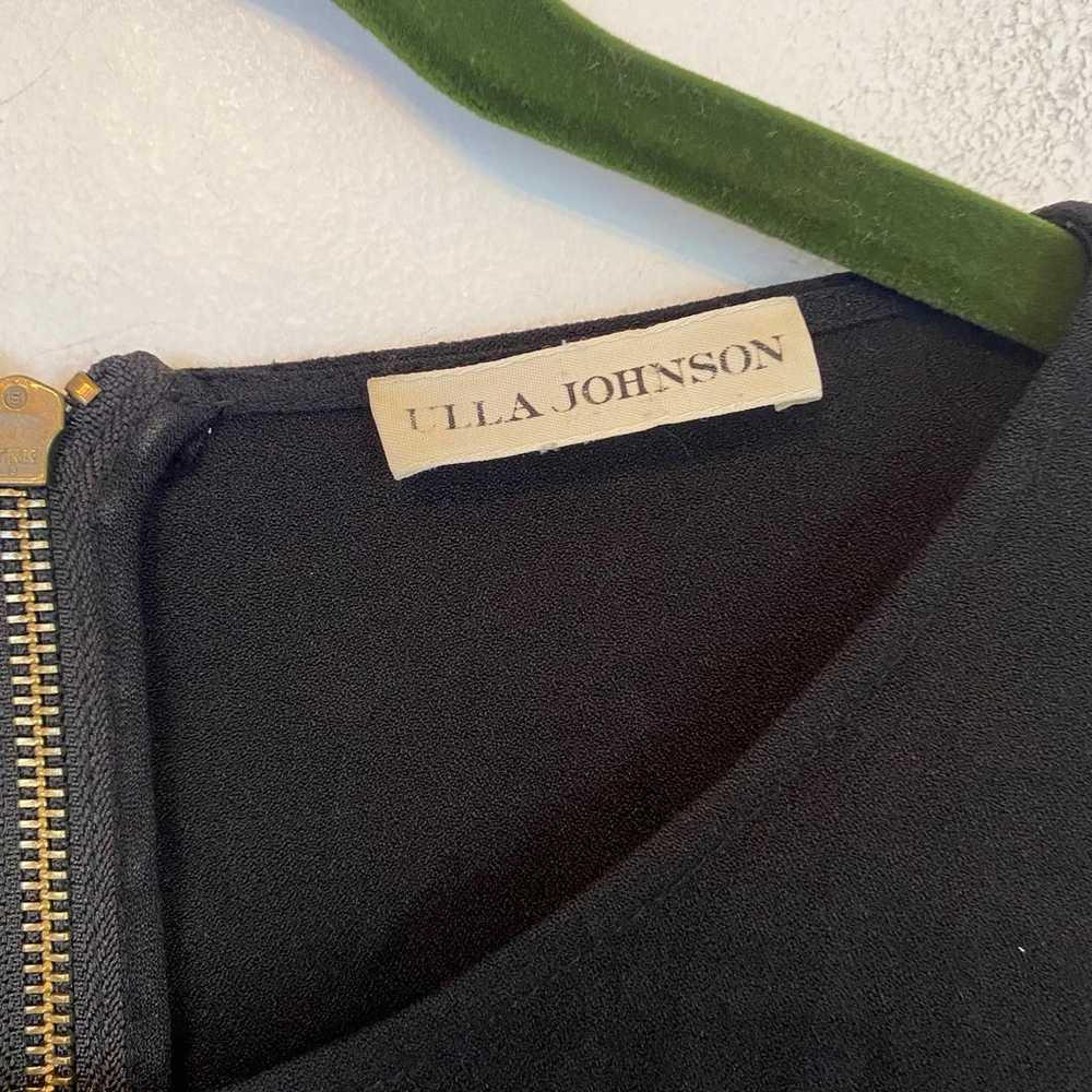 ULLA JOHNSON black long sleeve drawstring jumpsuit - image 3
