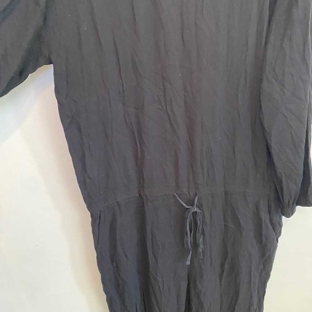 ULLA JOHNSON black long sleeve drawstring jumpsuit - image 4