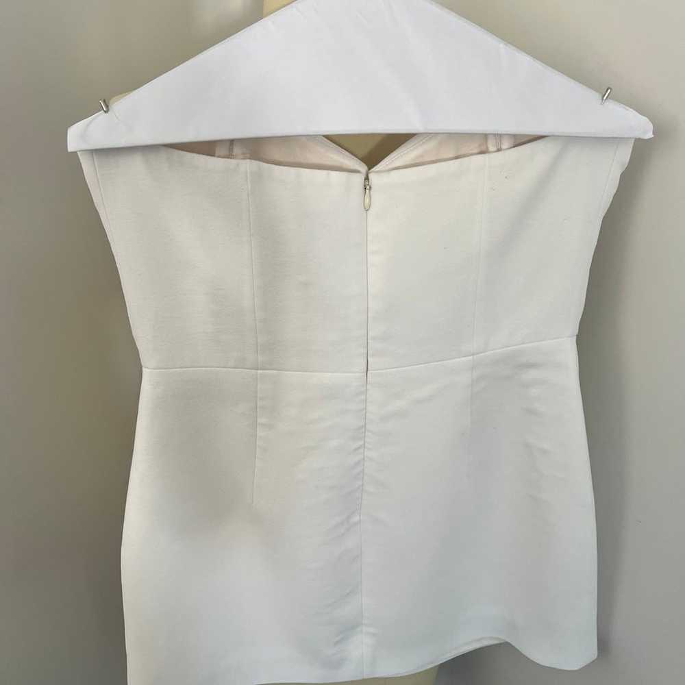 Che by Chelsey Balconette White Mini Dress - image 5