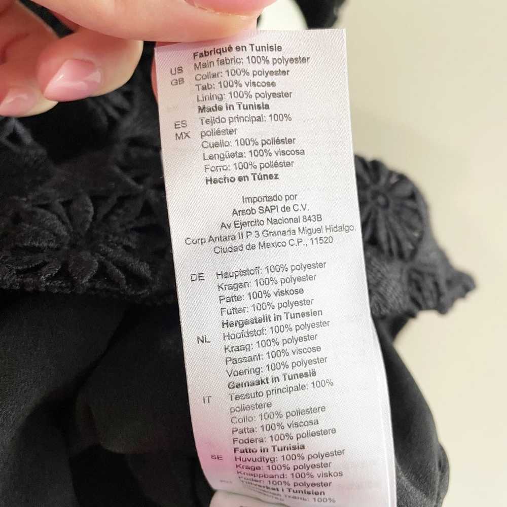 Sandro Paris Felia Crocheted Lace Mini Dress Blac… - image 5