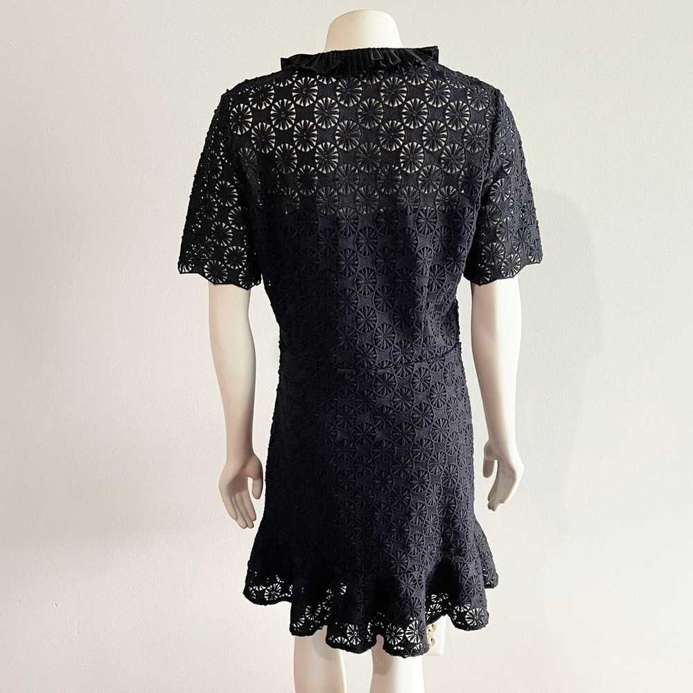 Sandro Paris Felia Crocheted Lace Mini Dress Blac… - image 8