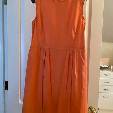 Orange Flare Dress by Jil Sander Navy for $62