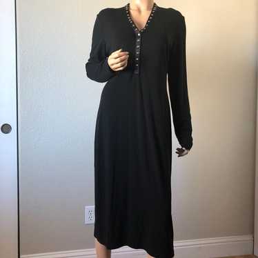 Celine Jersey Slinky Long Sleeve Dress - image 1