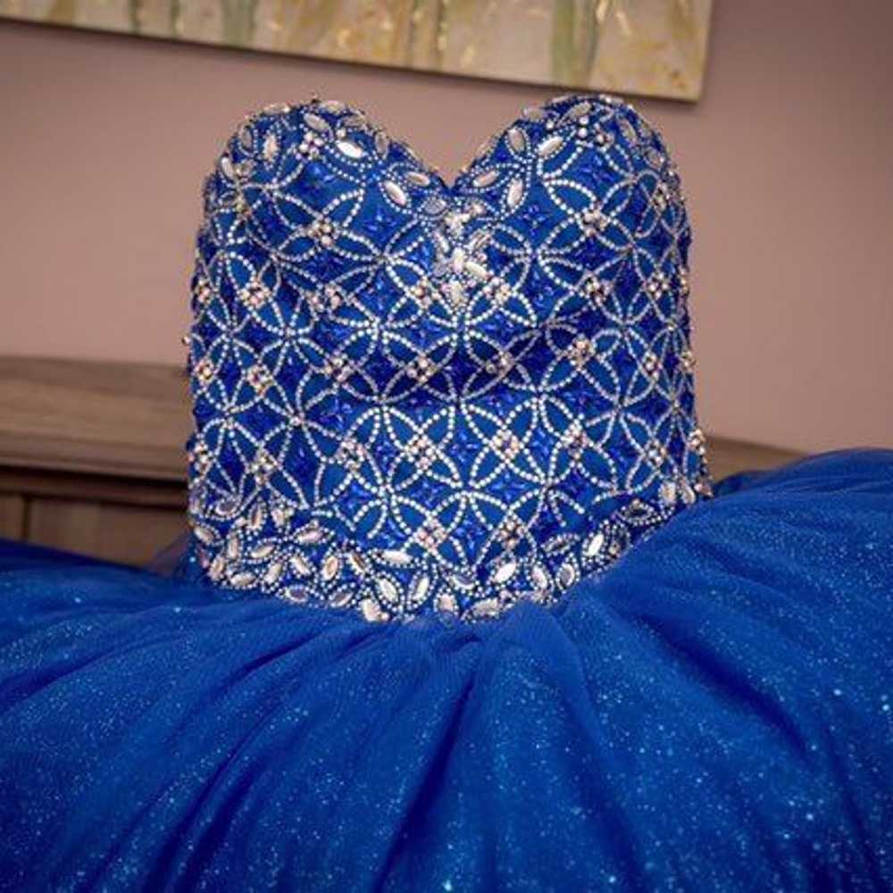 Royal Blue Quinceanera Dress - image 1