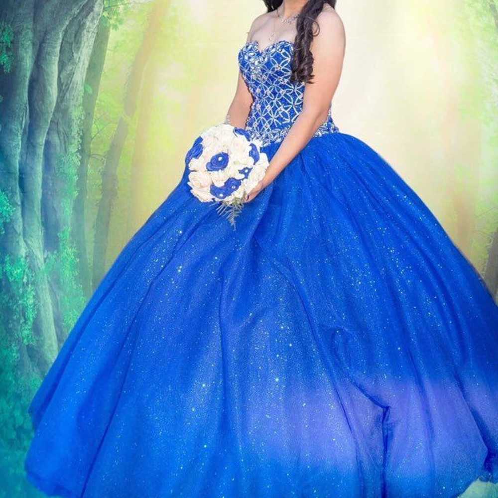 Royal Blue Quinceanera Dress - image 2