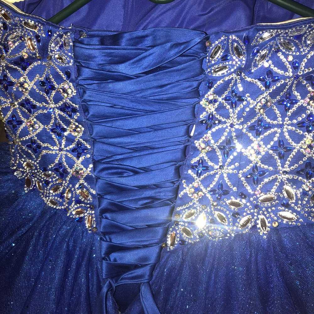 Royal Blue Quinceanera Dress - image 5