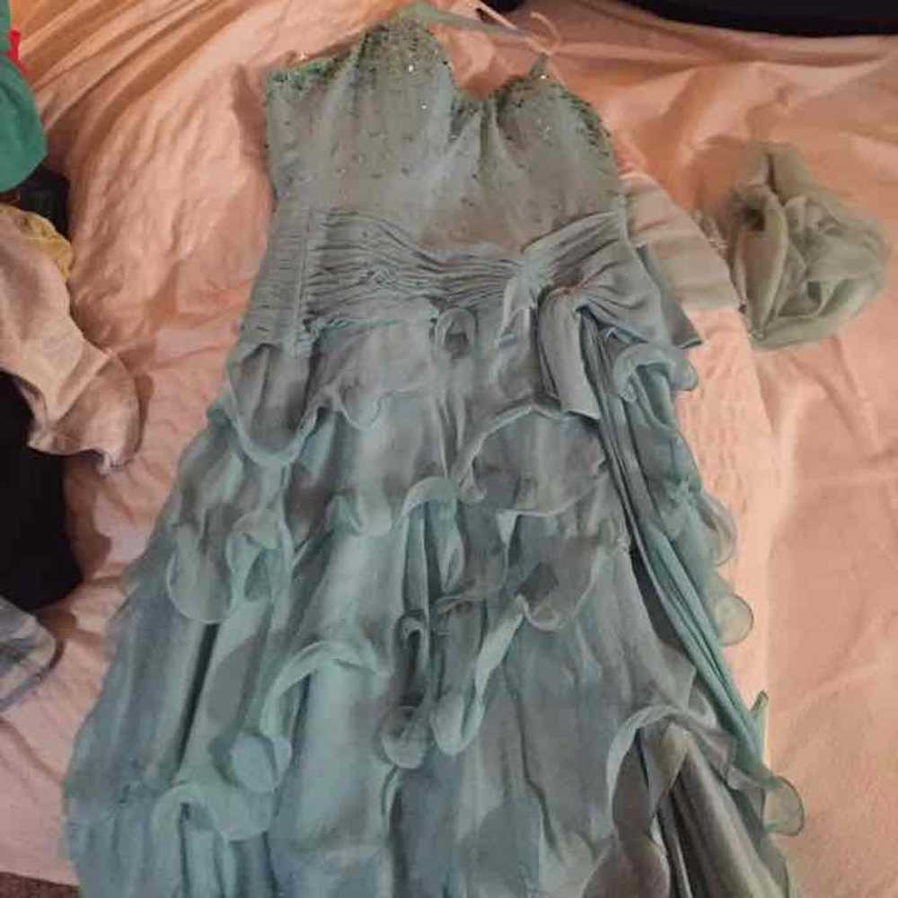 Worn Once Cassandra Stone Gown - image 4
