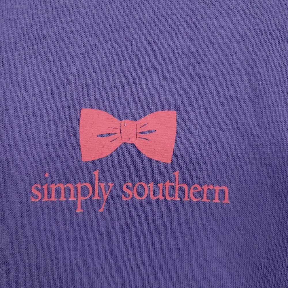 Vintage Simply Southern T Shirt Womens S Small Pu… - image 3