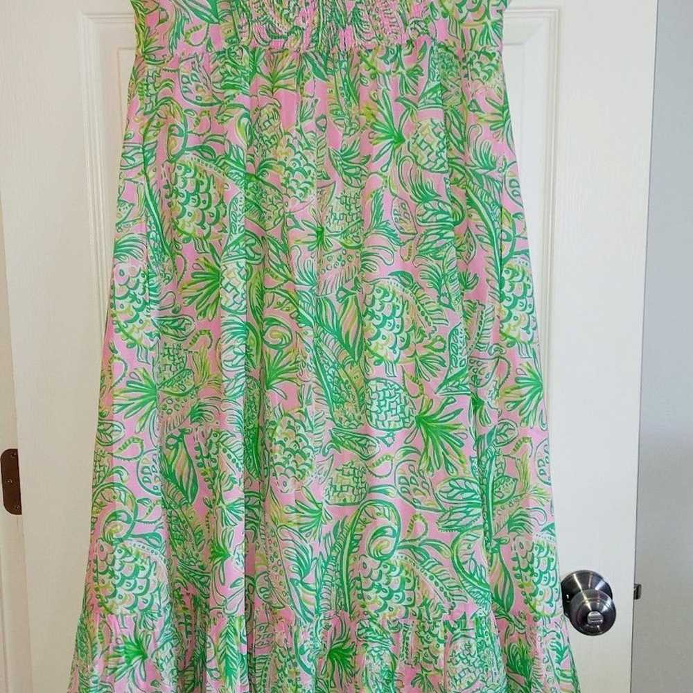 Lilly Pulitzer, Heidi cotton maxi dress
Mandevill… - image 10