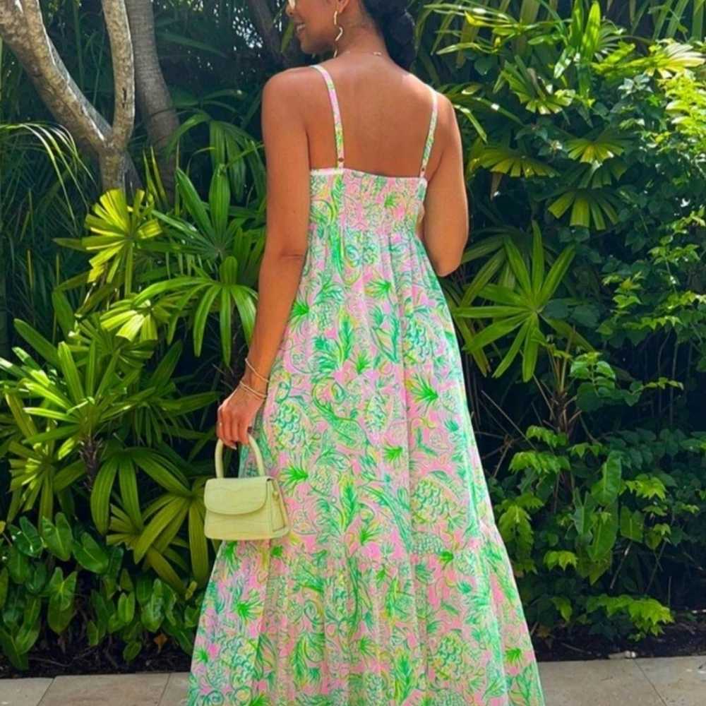 Lilly Pulitzer, Heidi cotton maxi dress
Mandevill… - image 5