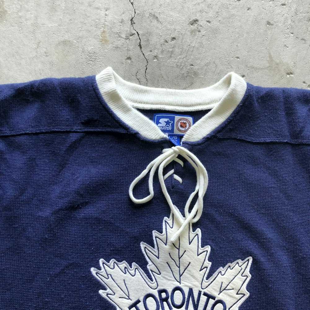 NHL × Starter × Vintage Vintage 90s Toronto Maple… - image 4