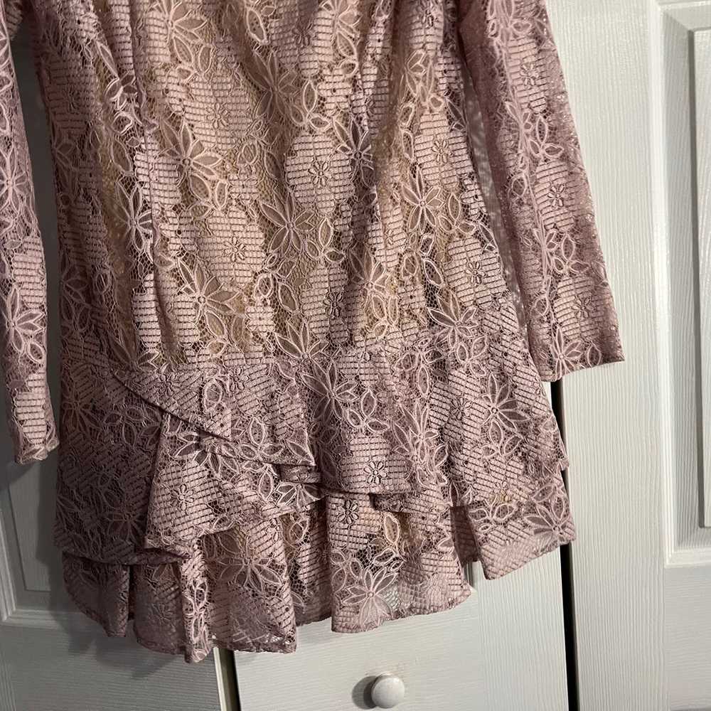 BCBGMAXAZRIA Lace Ruffle “Lysa” Dress - image 5